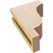 Ekena Millwork 3"W x 6"D x 9"H Classic Newport Rough Cedar Woodgrain TimberThane Corbel, Primed Tan CORUR03X06X09NEWRCPR - alternate 6